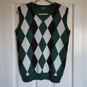 Paul Jones Argyle Sweater .. Size Medium